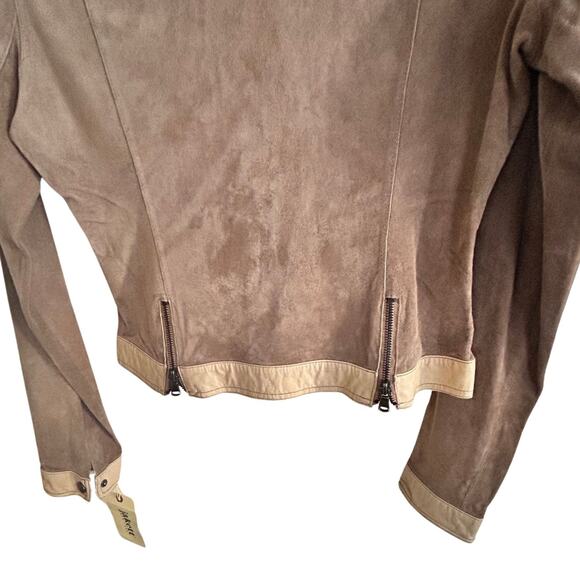 Jakett NYC Suede w/ Leather Trim Jacket, with Tags - Picture 4 of 9
